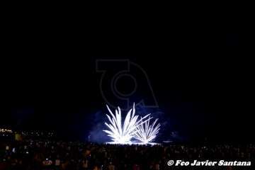 Los fuegos de Melenara 2018 (Foto Francisco Santana Ravelo)